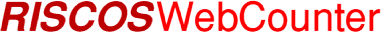 RISC OS Web Counter